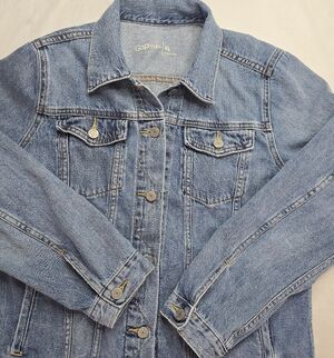 Gap 1969 Jean Jacket Blue Denim Classic Americana Wardrobe Staple Women's XL